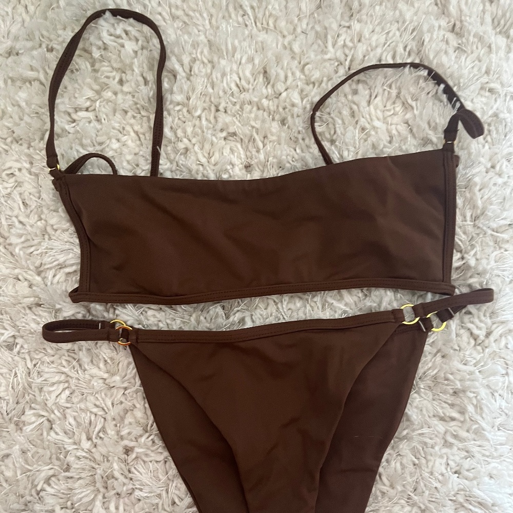pacsun small brown bathing suit